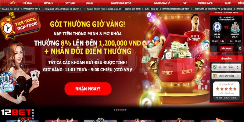 Lý do nhà cái 12bet được yêu thích